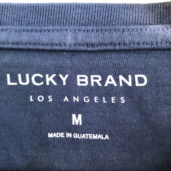 NWOT Lucky Brand 100% cotton tshirt size M - Picture 2 of 3